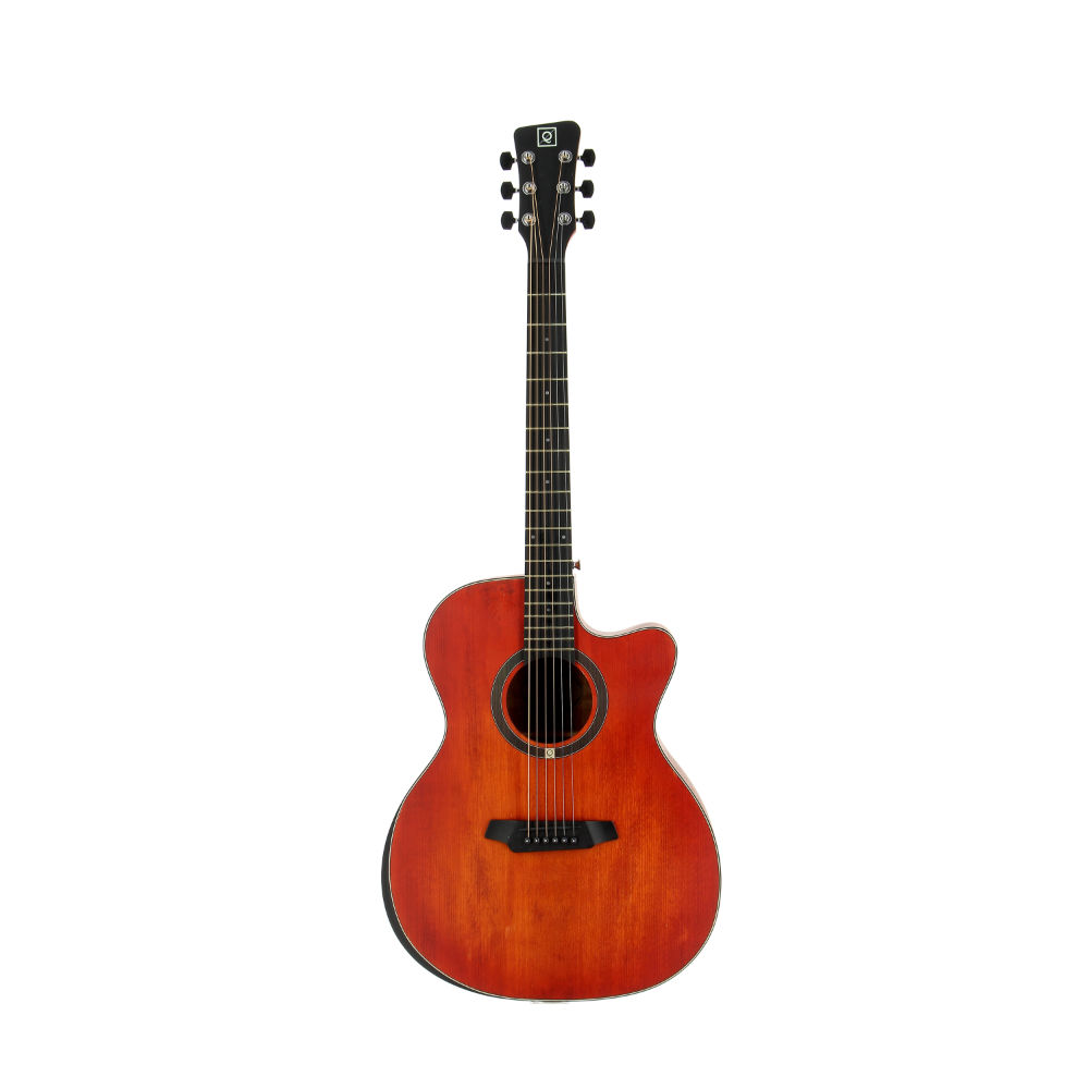 Acoustic Guitar QGA-102 RDCE w/preamp