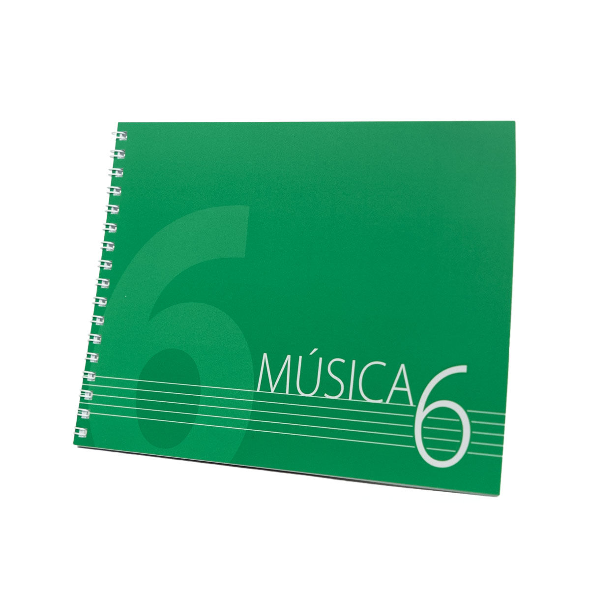 CUADERNO 12 PAUTAS DINA4 VERT. ROJA
